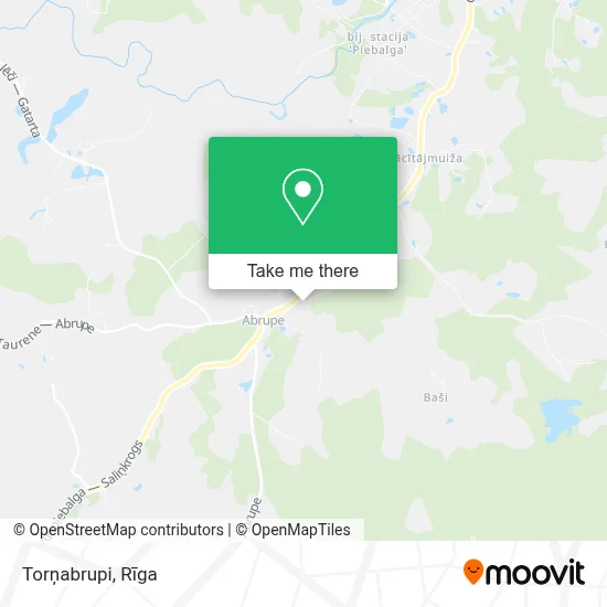 Torņabrupi map