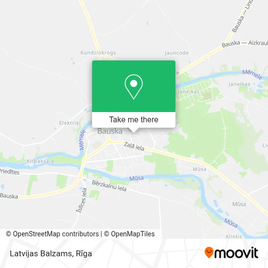 Latvijas Balzams map
