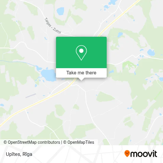 Upītes map