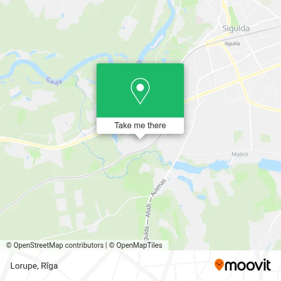Lorupe map