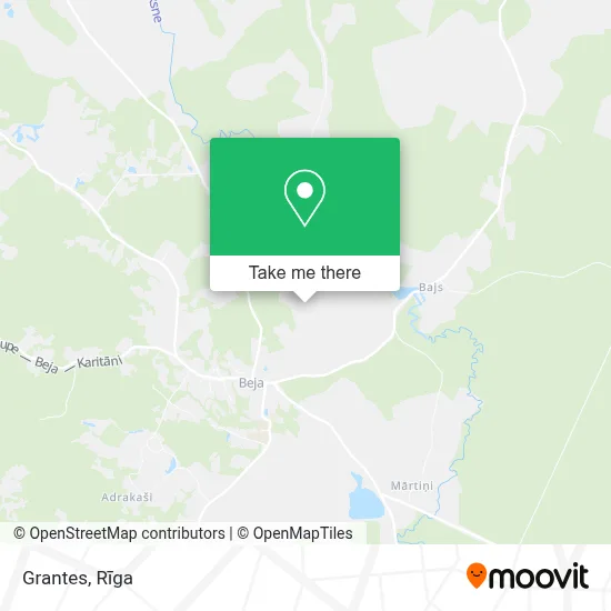 Grantes map