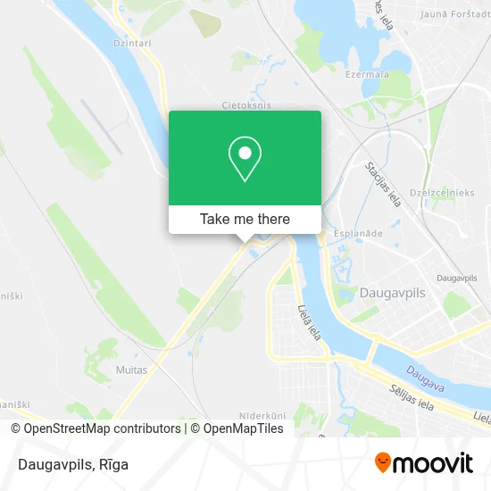 Daugavpils map