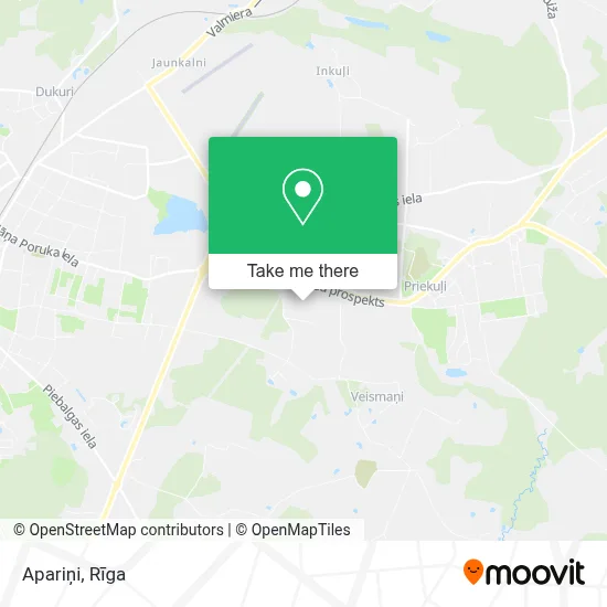 Apariņi map