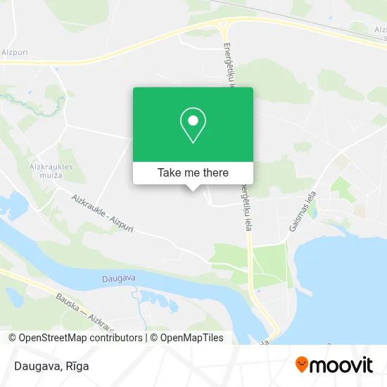 Daugava map