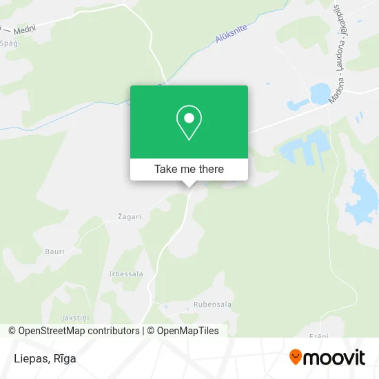 Liepas map
