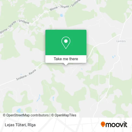 Lejas Tūtari map
