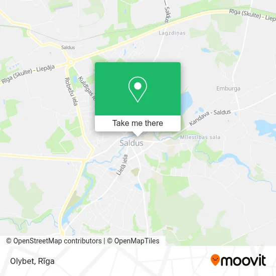 Olybet map