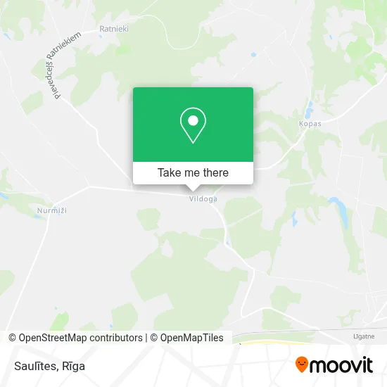 Saulītes map