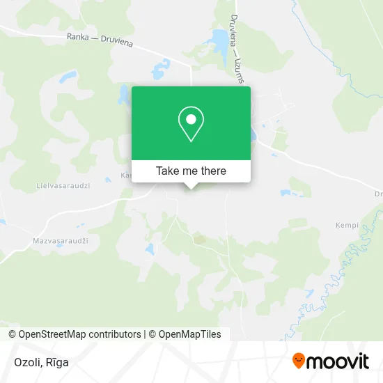 Ozoli map