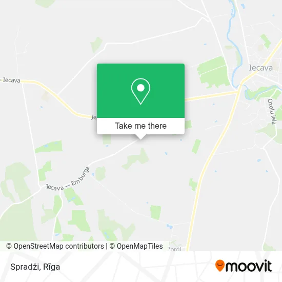 Spradži map