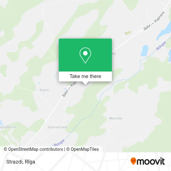 Strazdi map