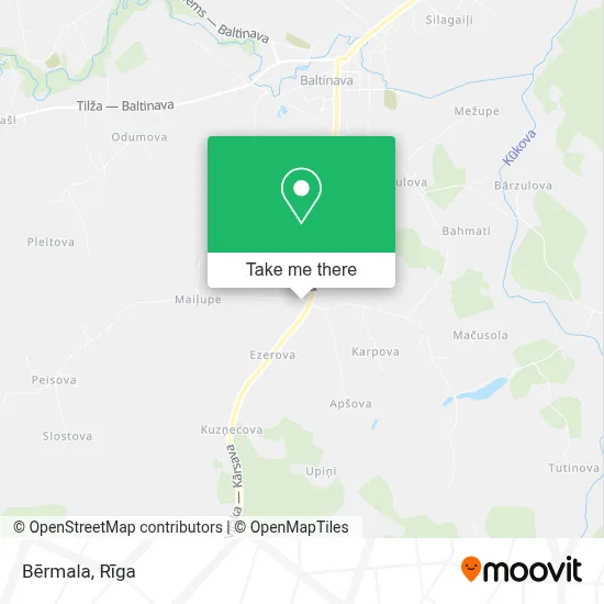 Bērmala map