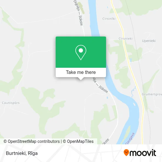 Burtnieki map