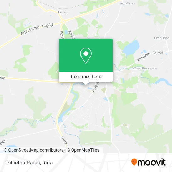 Pilsētas Parks map