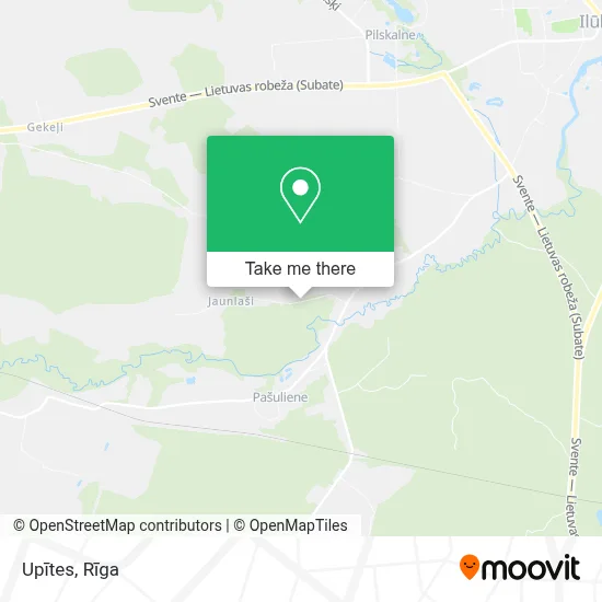 Upītes map
