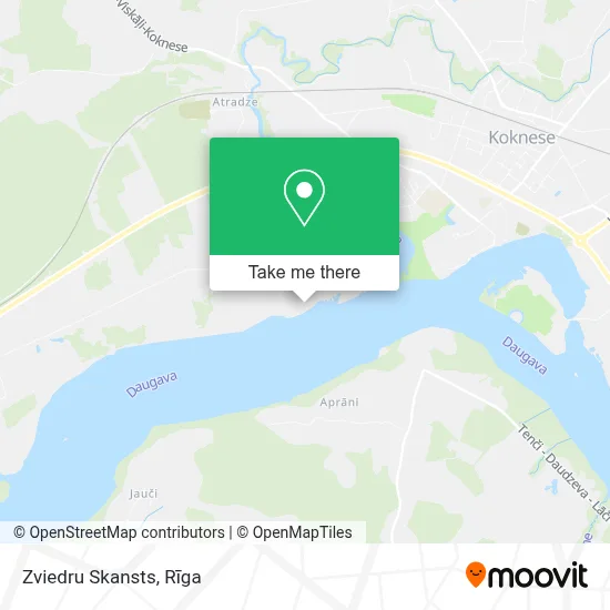 Zviedru Skansts map