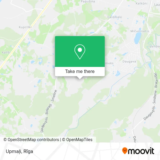 Upmaļi map