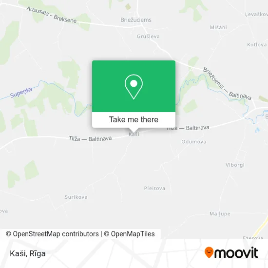 Kaši map