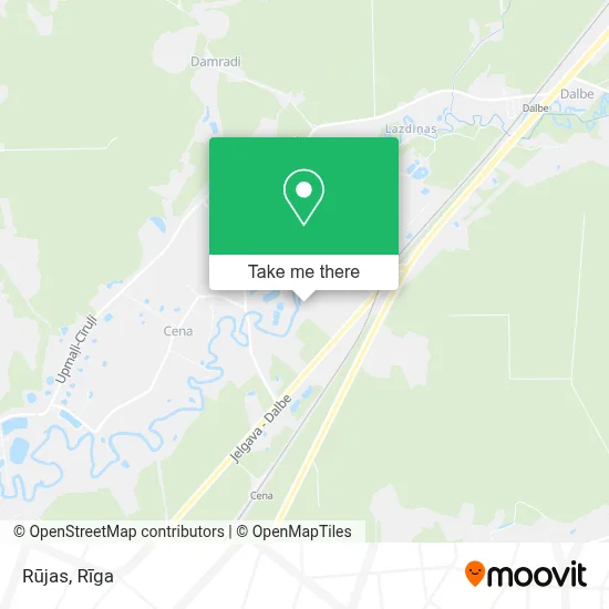 Rūjas map