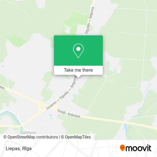 Liepas map
