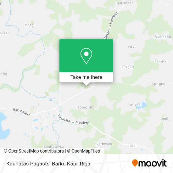 Kaunatas Pagasts, Barku Kapi map