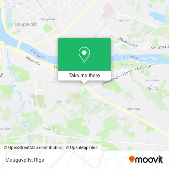 Daugavpils map