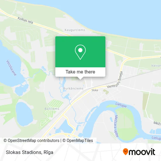 Slokas Stadions map