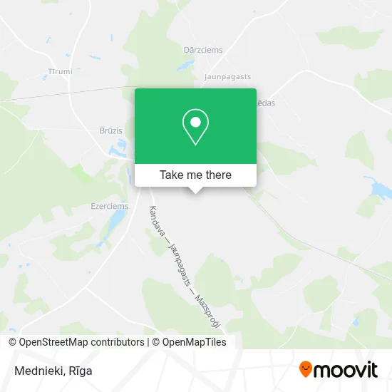 Mednieki map
