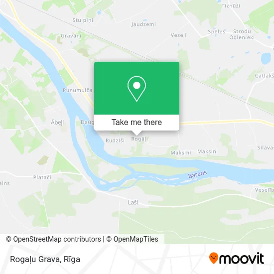 Rogaļu Grava map