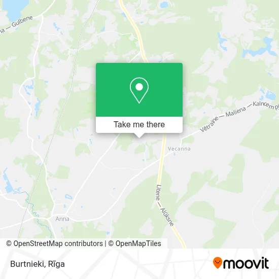 Burtnieki map