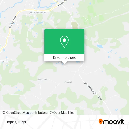 Liepas map