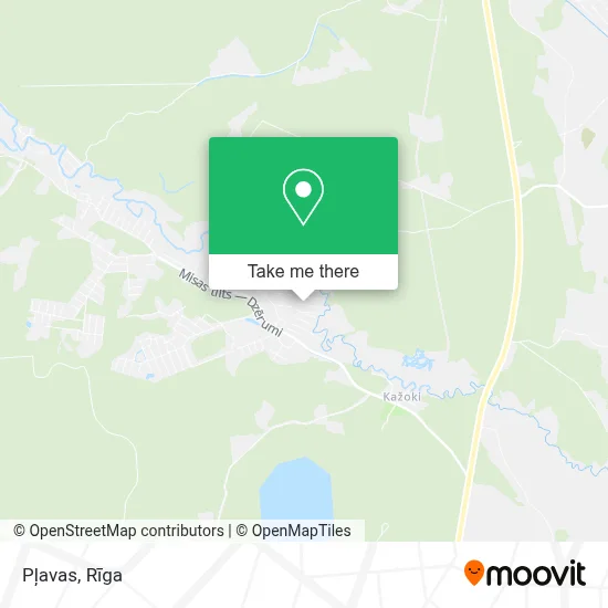 Pļavas map