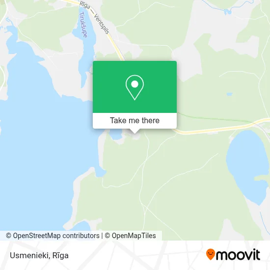 Usmenieki map