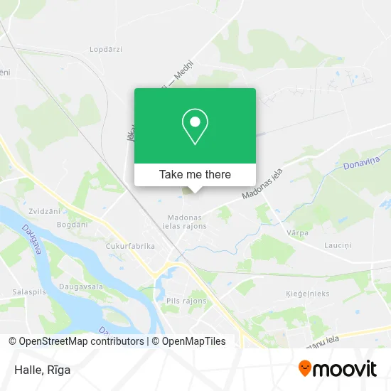 Halle map