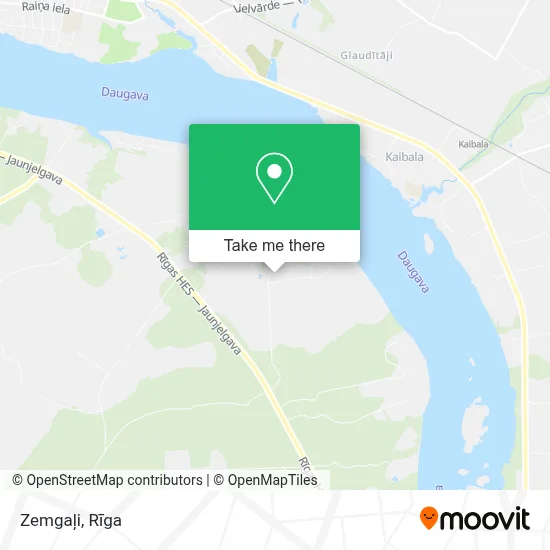 Zemgaļi map