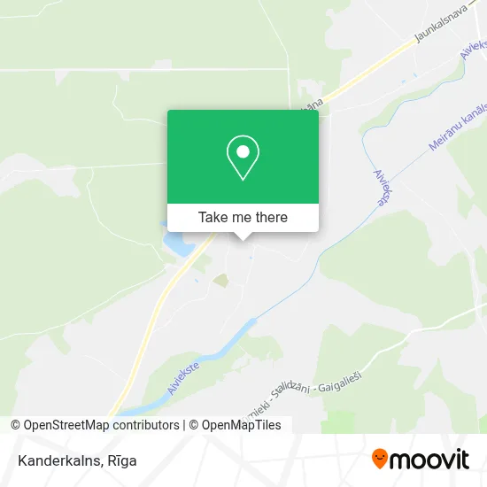 Kanderkalns map