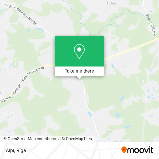 Alpi map