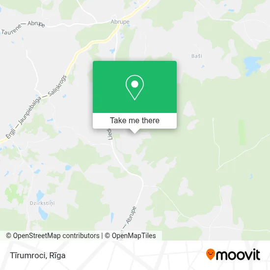 Tīrumroci map