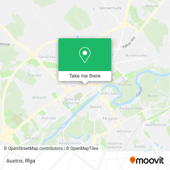 Austris map
