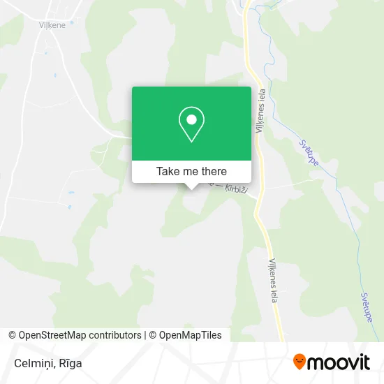 Celmiņi map