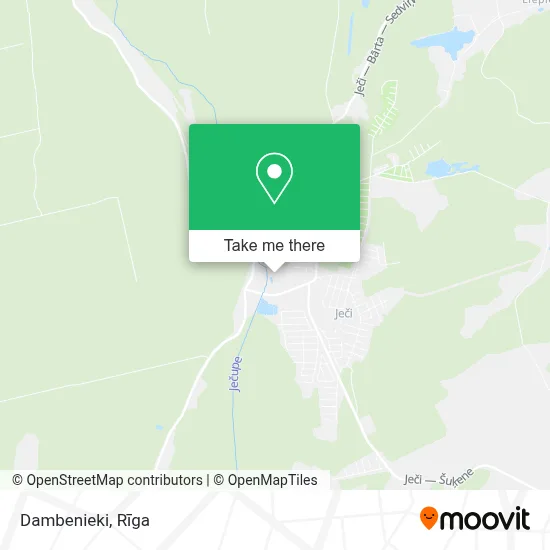 Dambenieki map