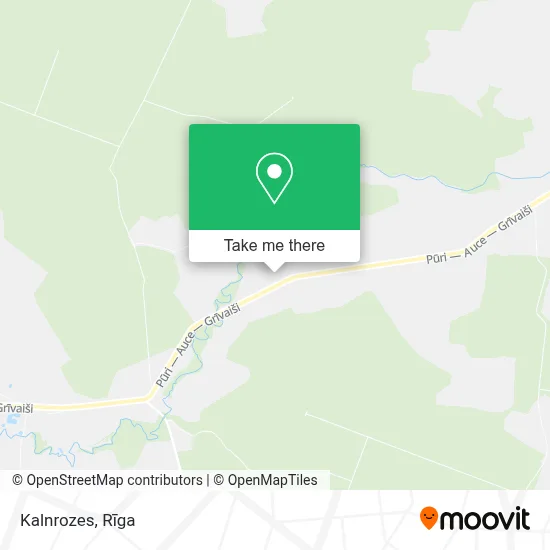 Kalnrozes map