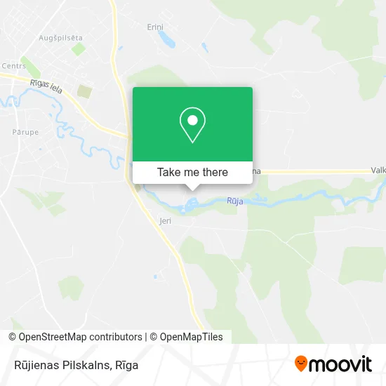 Rūjienas Pilskalns map