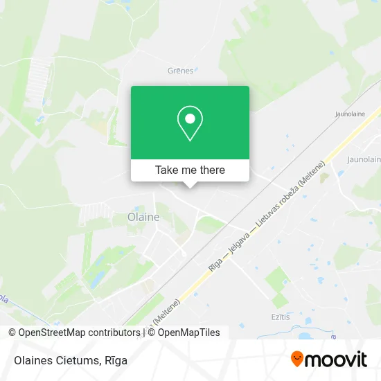Olaines Cietums map