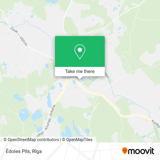 Ēdoles Pils map