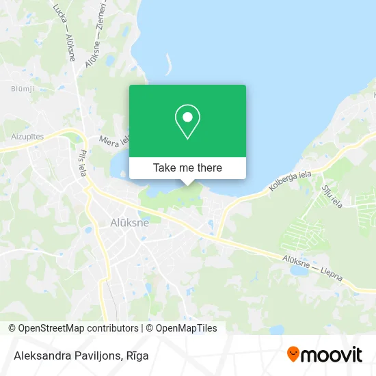 Aleksandra Paviljons map
