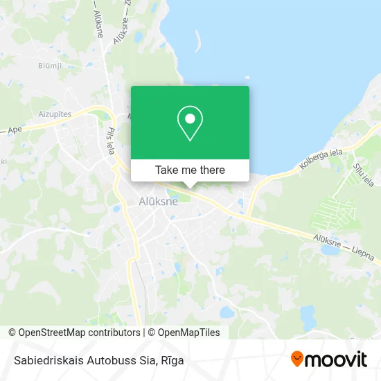 Sabiedriskais Autobuss Sia map
