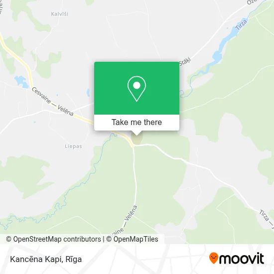 Kancēna Kapi map