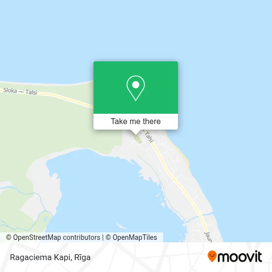Ragaciema Kapi map