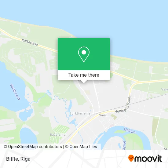 Bitīte map